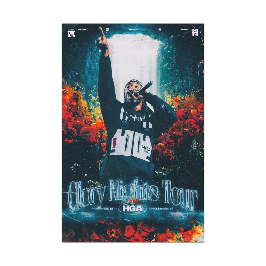 Glory Nights Tour 2022 - Poster - 