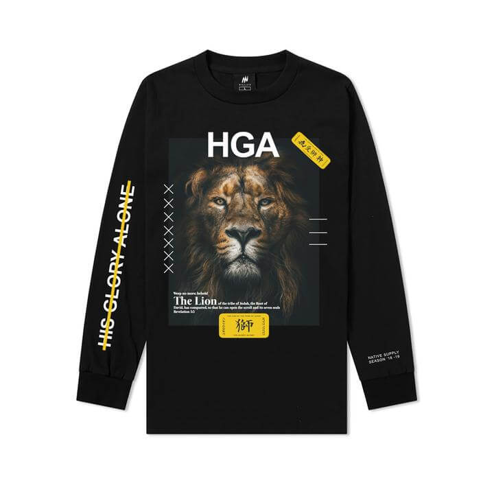 HGA Lion of Judah Tee - Longsleeve Tees